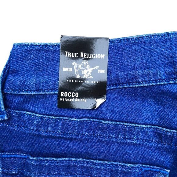 Brand New True Religion Jeans Size 30 ROCCO Blue - Picture 8 of 10